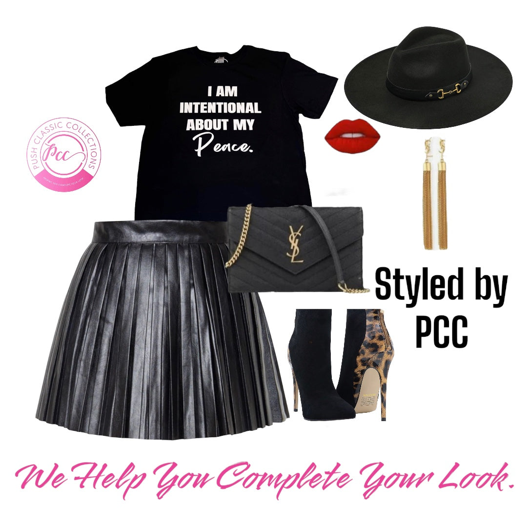 I Am Intentional About My Peace Graphic T-Shirt