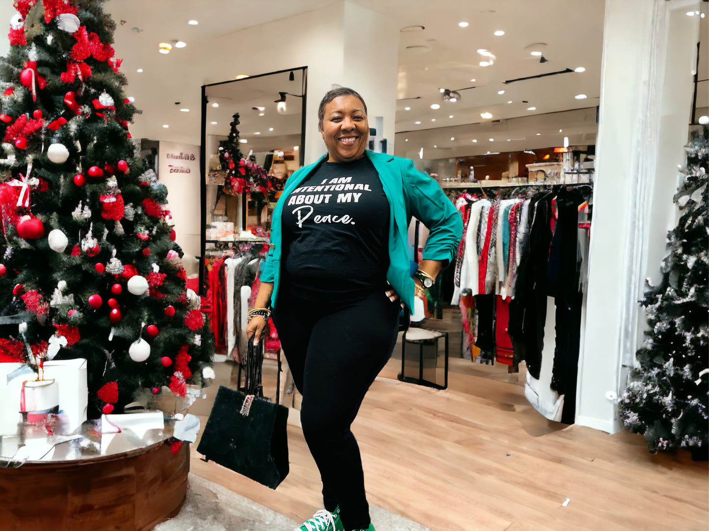 I Am Intentional About My Peace Graphic T-Shirt