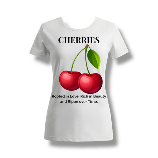 Cherry Vibe Tee – Flavored by Faith Collection