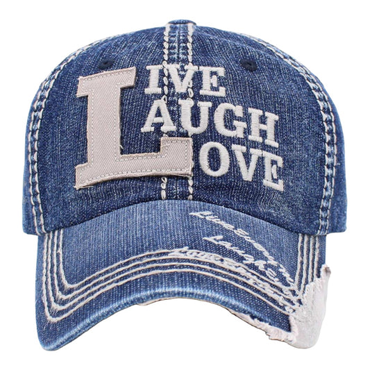 Live, Laugh & Love Vintage Cap