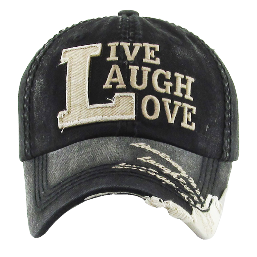 Live, Laugh & Love Vintage Cap
