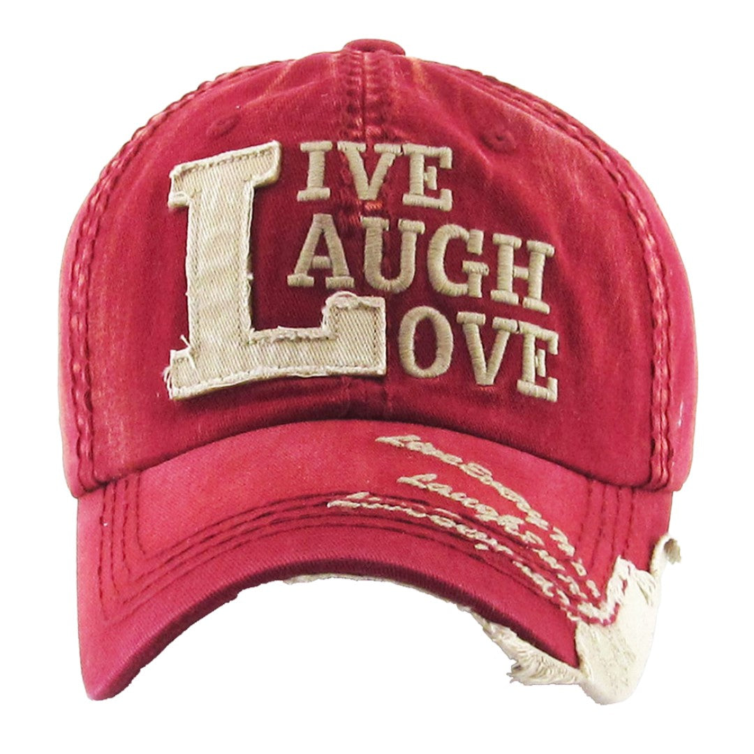 Live, Laugh & Love Vintage Cap