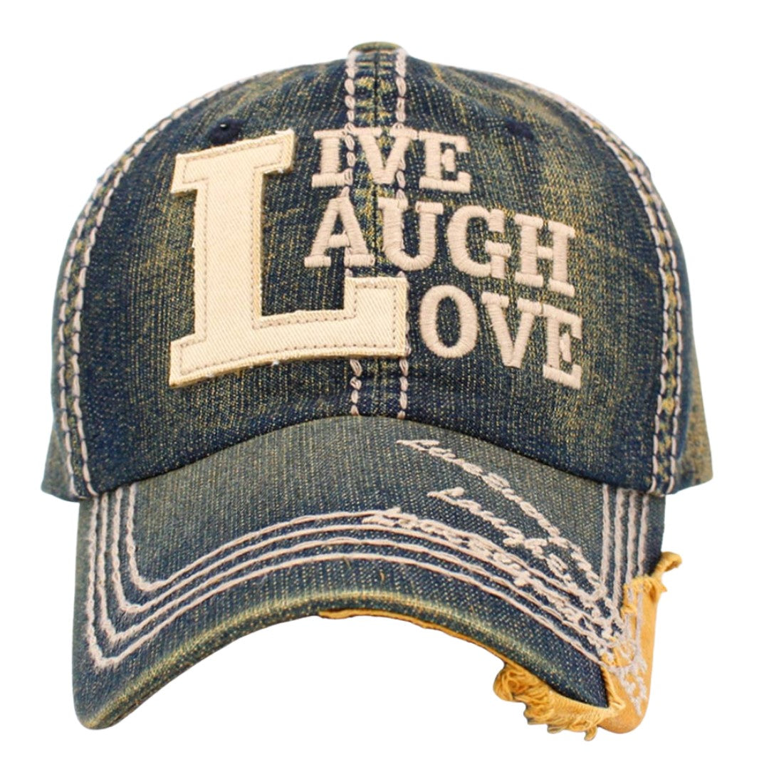 Live, Laugh & Love Vintage Cap