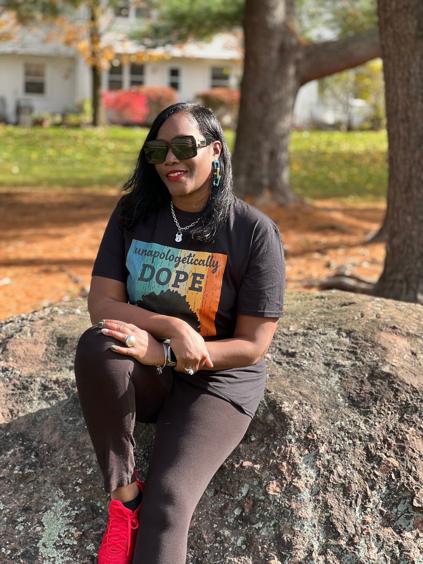 Viola Rectangle Earrings