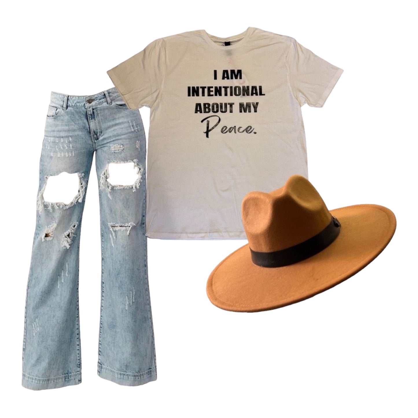 I Am Intentional About My Peace Graphic T-Shirt