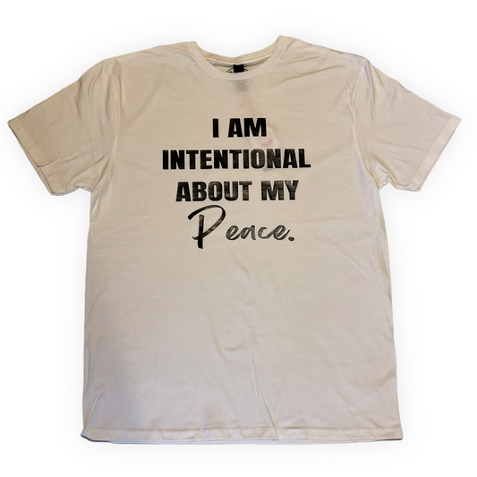 I Am Intentional About My Peace Graphic T-Shirt