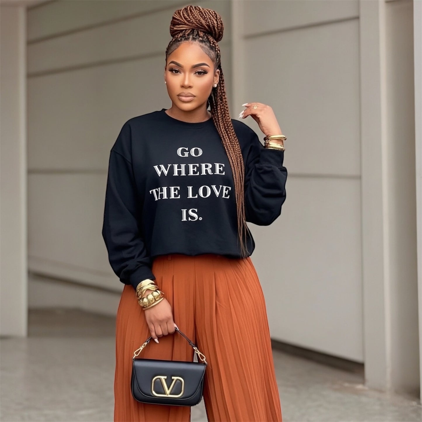 Go Where The Love Is- Sweatshirt