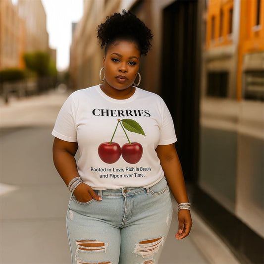 Cherry Vibe Tee – Flavored by Faith Collection
