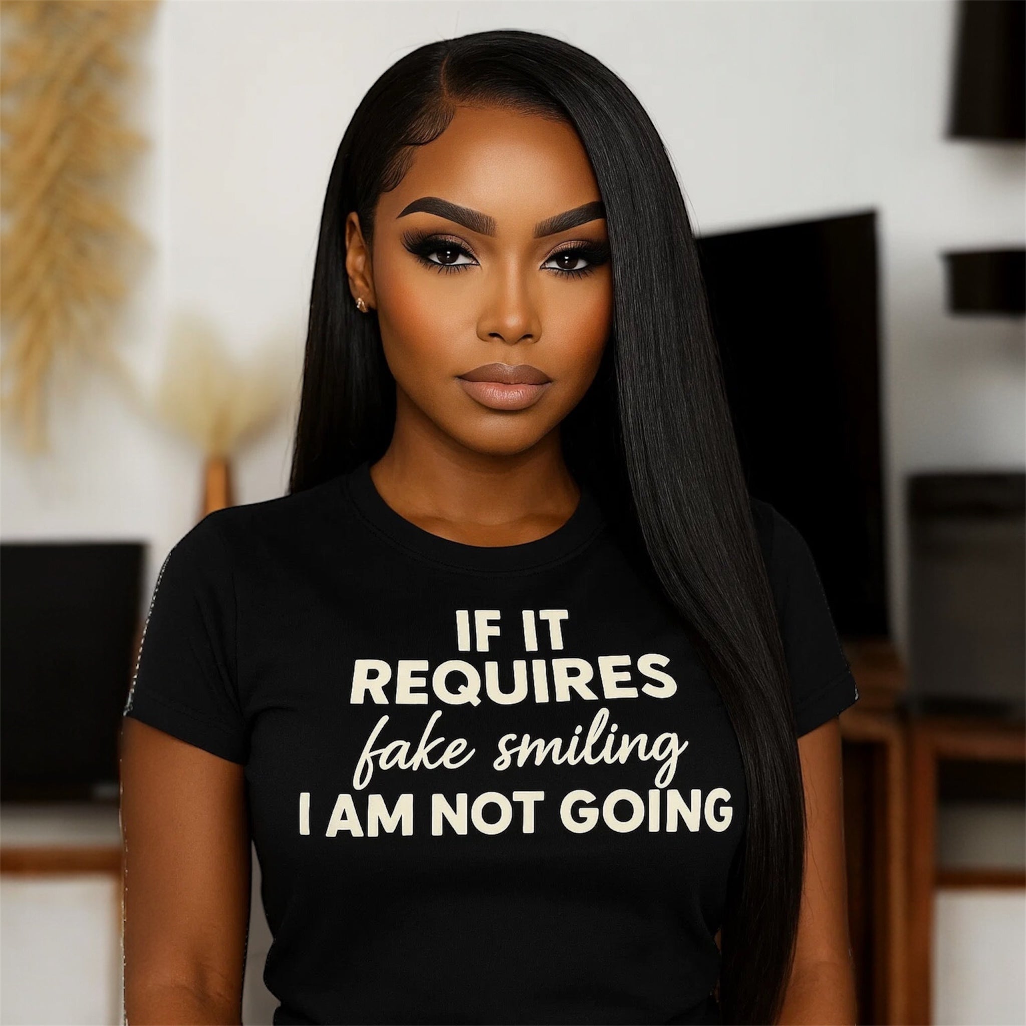 Fake Smile T-Shirt – Push Classic Collections