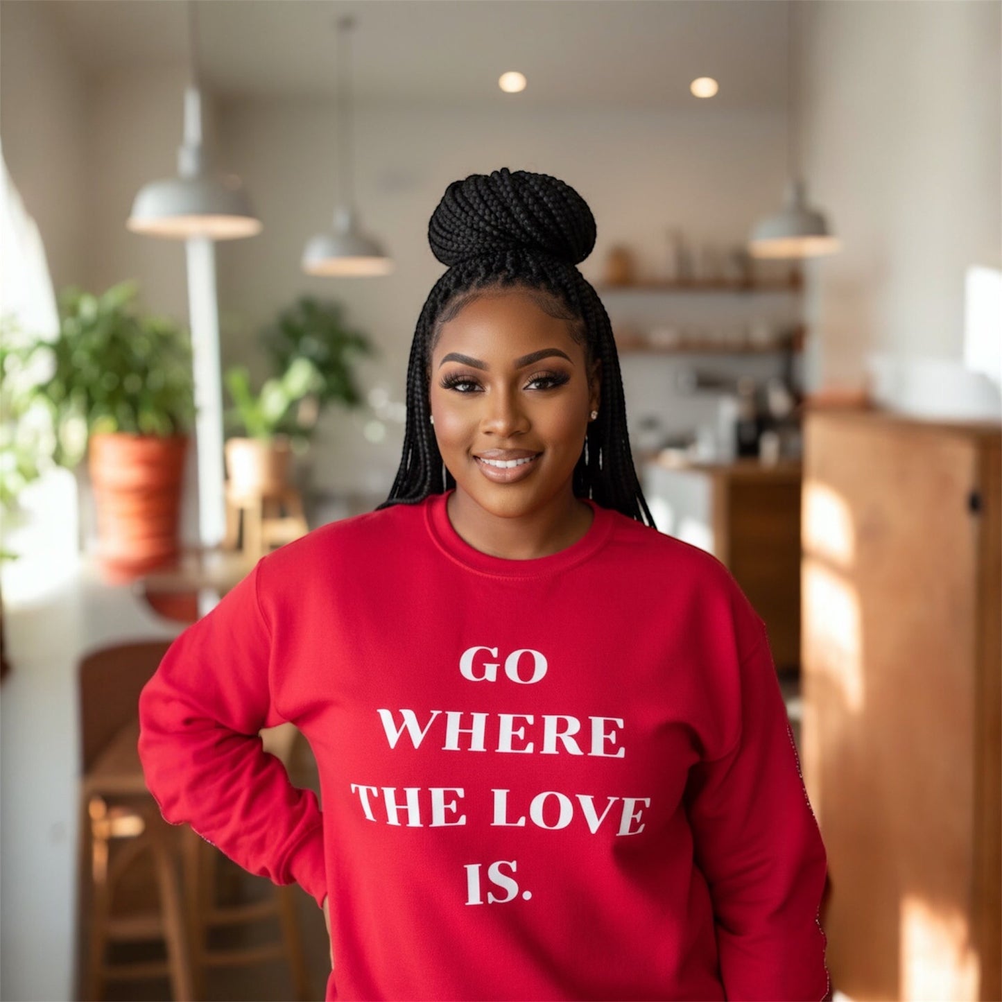 Go Where The Love Is- Sweatshirt