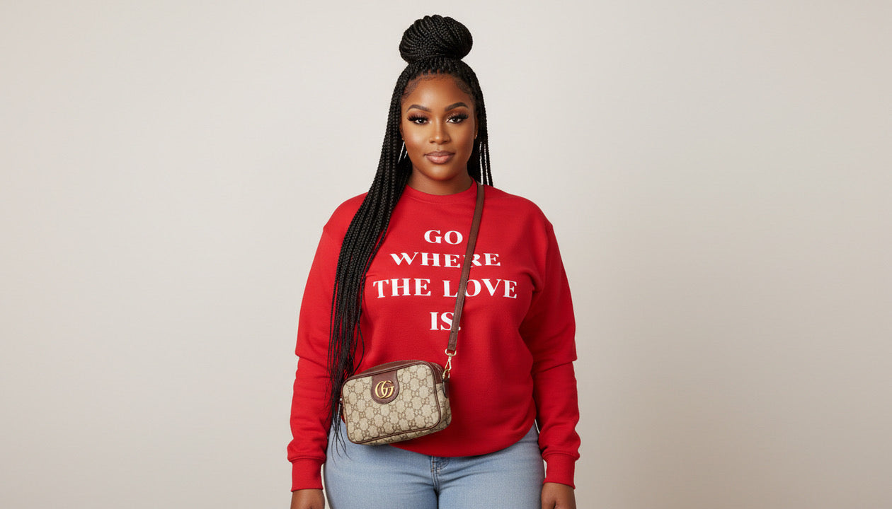 Go Where The Love Is- Sweatshirt