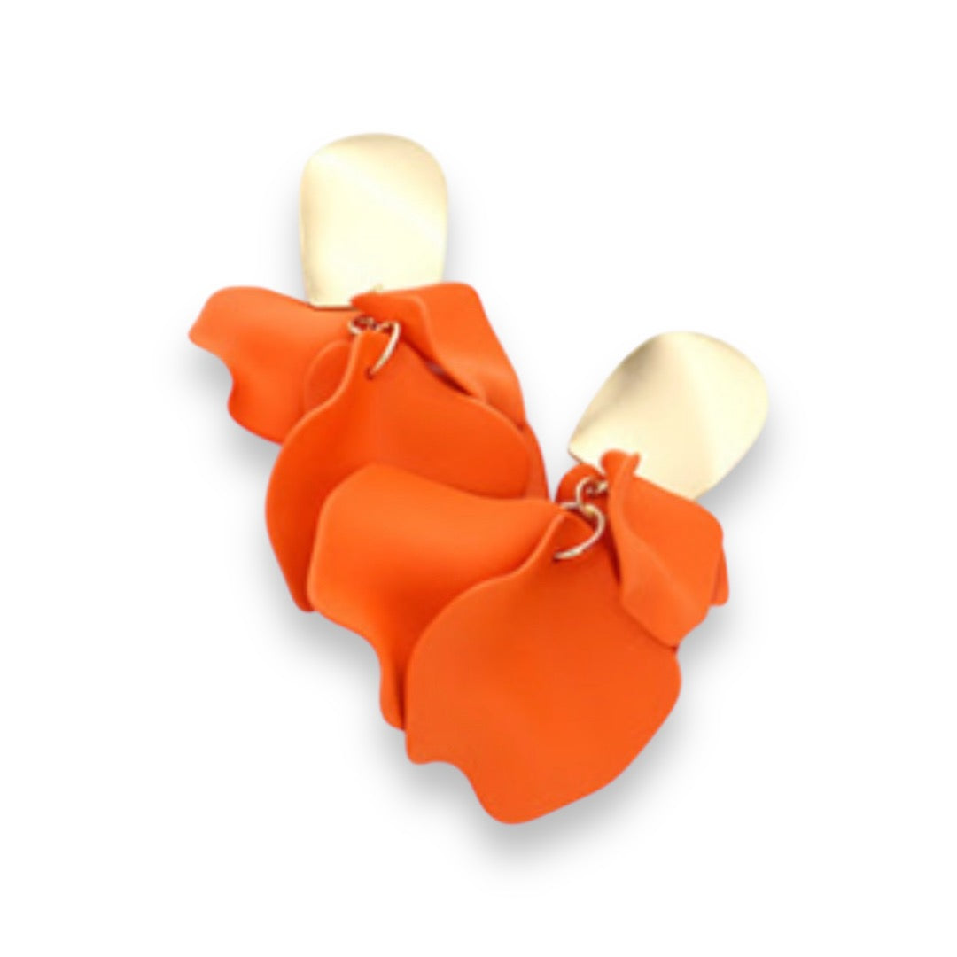 Asha Colored Petal Earrings