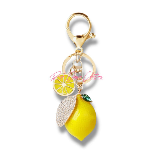 Lemon Charm Keychain